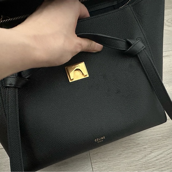 Celine Micro Belt Bag in Black Grained Leather- authentic - Picture 5 of 10